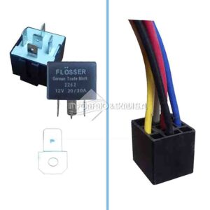 Relay universal 5 patas de 12V